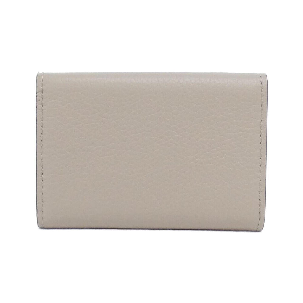 Louis Vuitton Grayish Leather Wallet (Tri-Fold) (Pre-Owned)