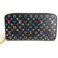 Louis Vuitton Monogram Multicolore Black Noir Monogram Multicolore Long Wallet (Bi-Fold) (Pre-Owned)