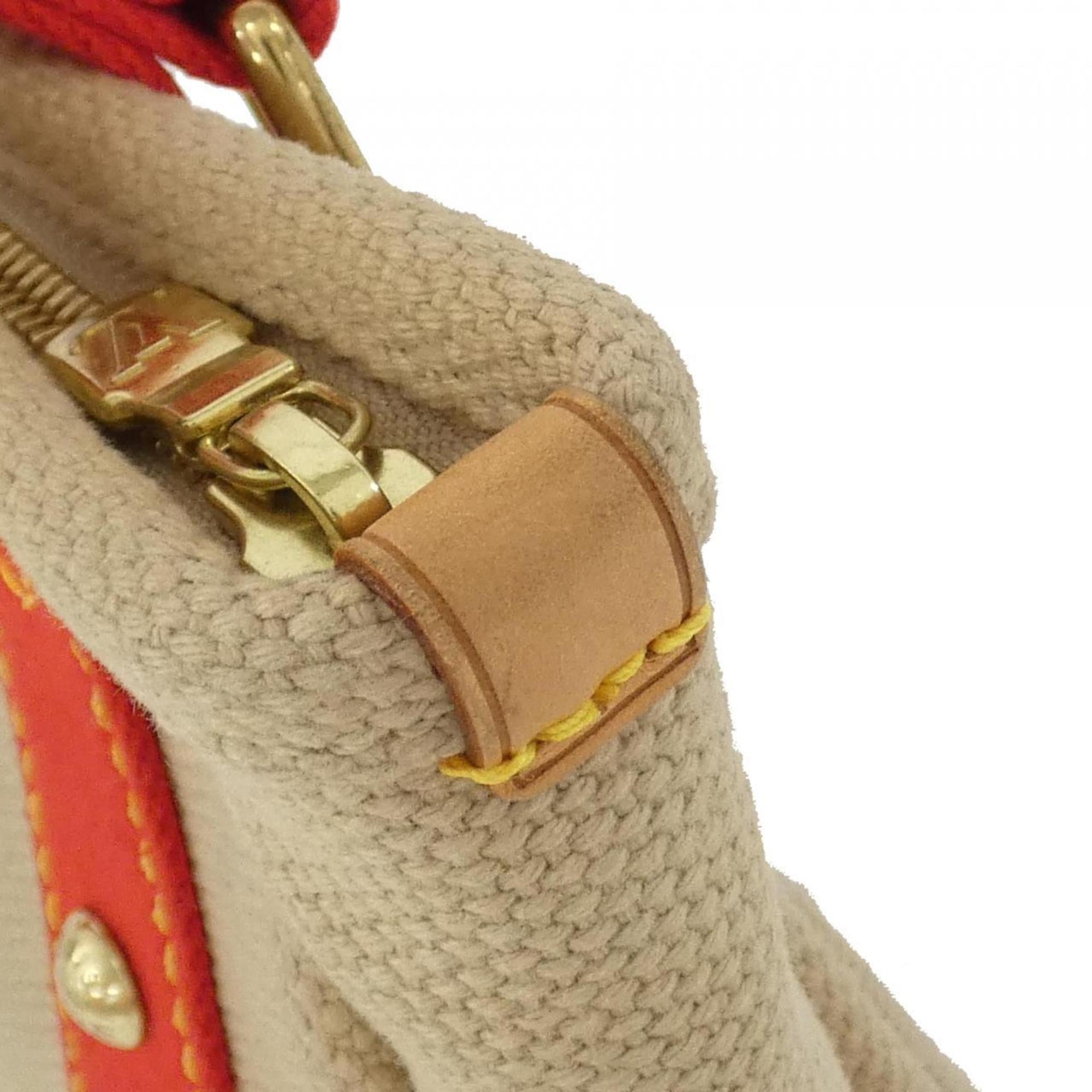 Louis Vuitton Beige Canvas Handbag (Pre-Owned)