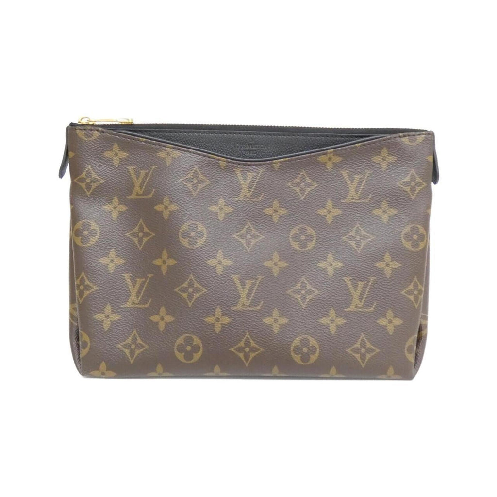 Louis Vuitton Brown Coated Canvas Handbag Pouch (Pre-Owned)