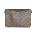 Louis Vuitton Brown Coated Canvas Handbag Pouch (Pre-Owned)