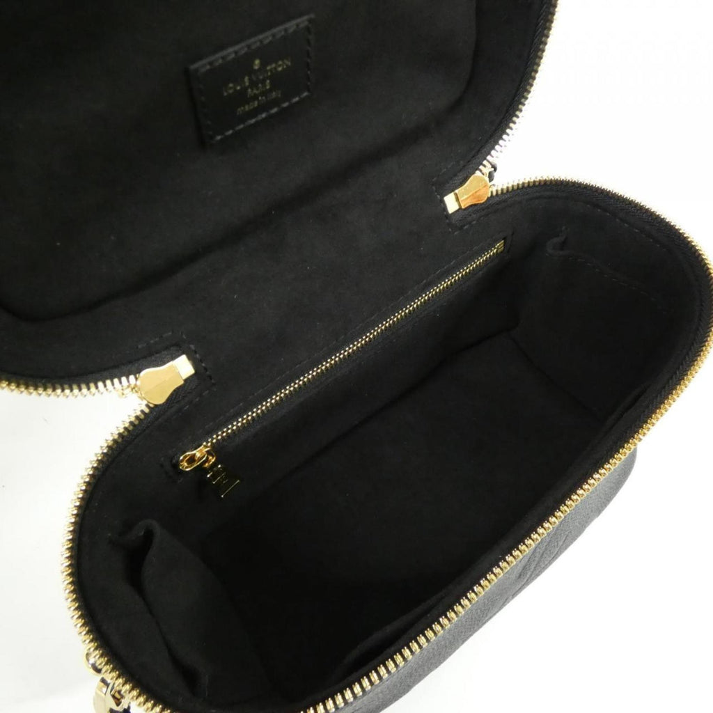 Louis Vuitton Black Leather Handbag (Pre-Owned)