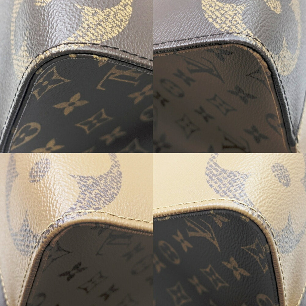 Louis Vuitton Brown Monogram Monogram Reverse Monogram Reverse Monogram Handbag Shoulder Bag Tote Bag (Pre-Owned)