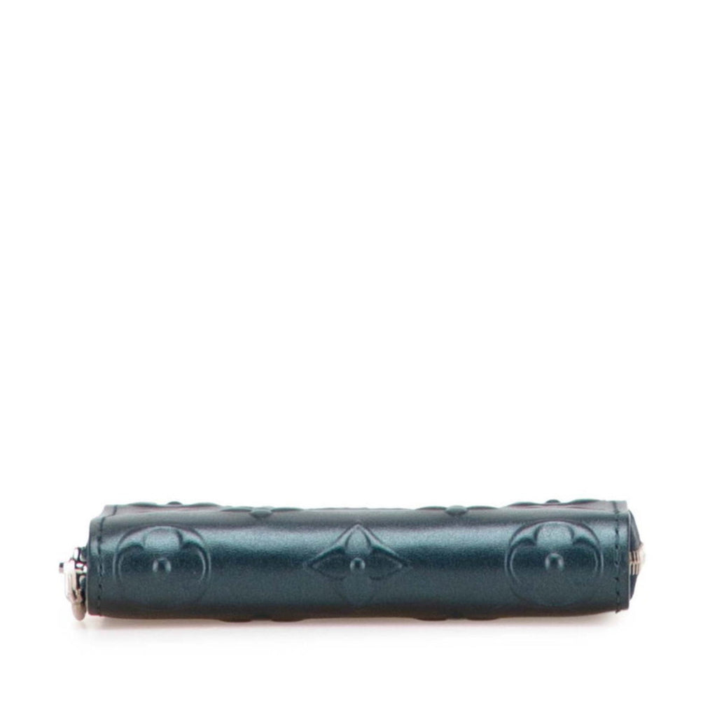 Louis Vuitton Blue Leather Coin Purse/Coin Case (Pre-Owned)