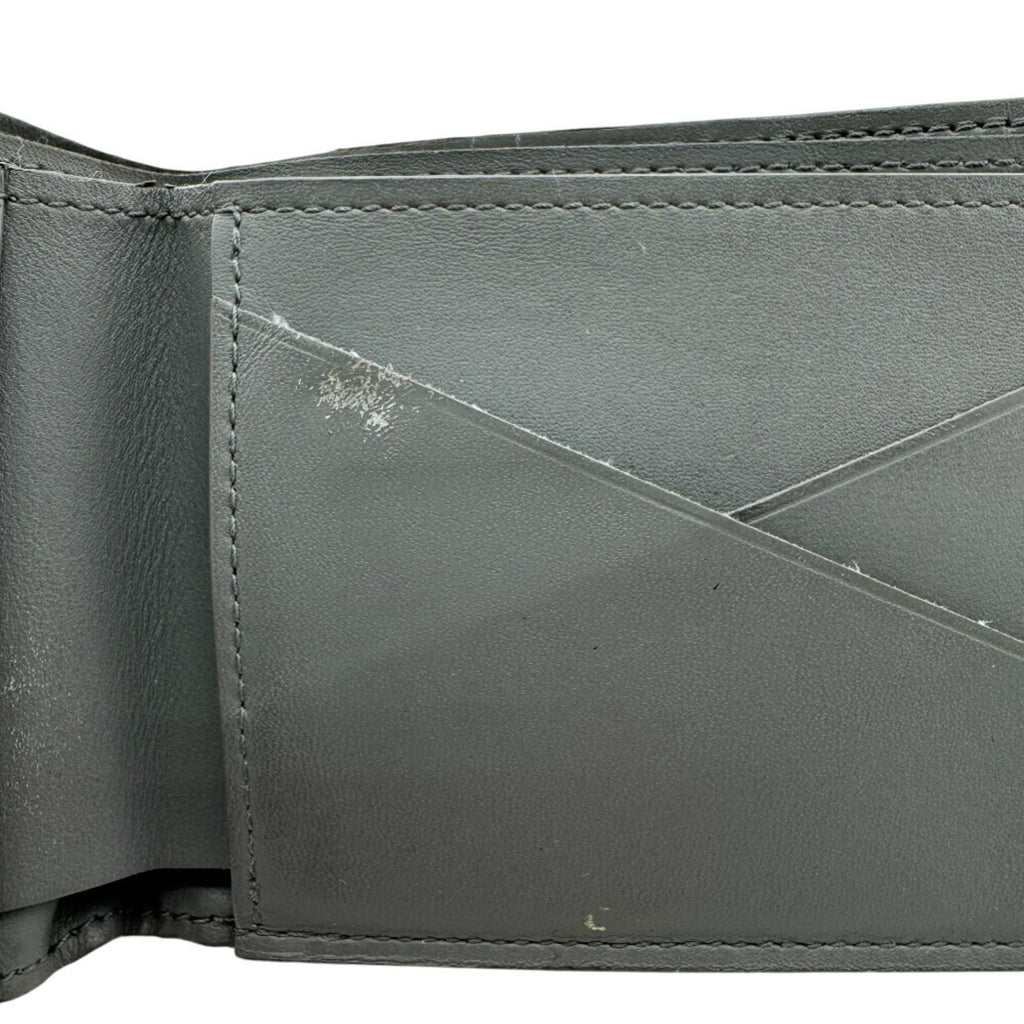 Louis Vuitton Dark Gray Gray Leather Wallet (Bi-Fold) (Pre-Owned)
