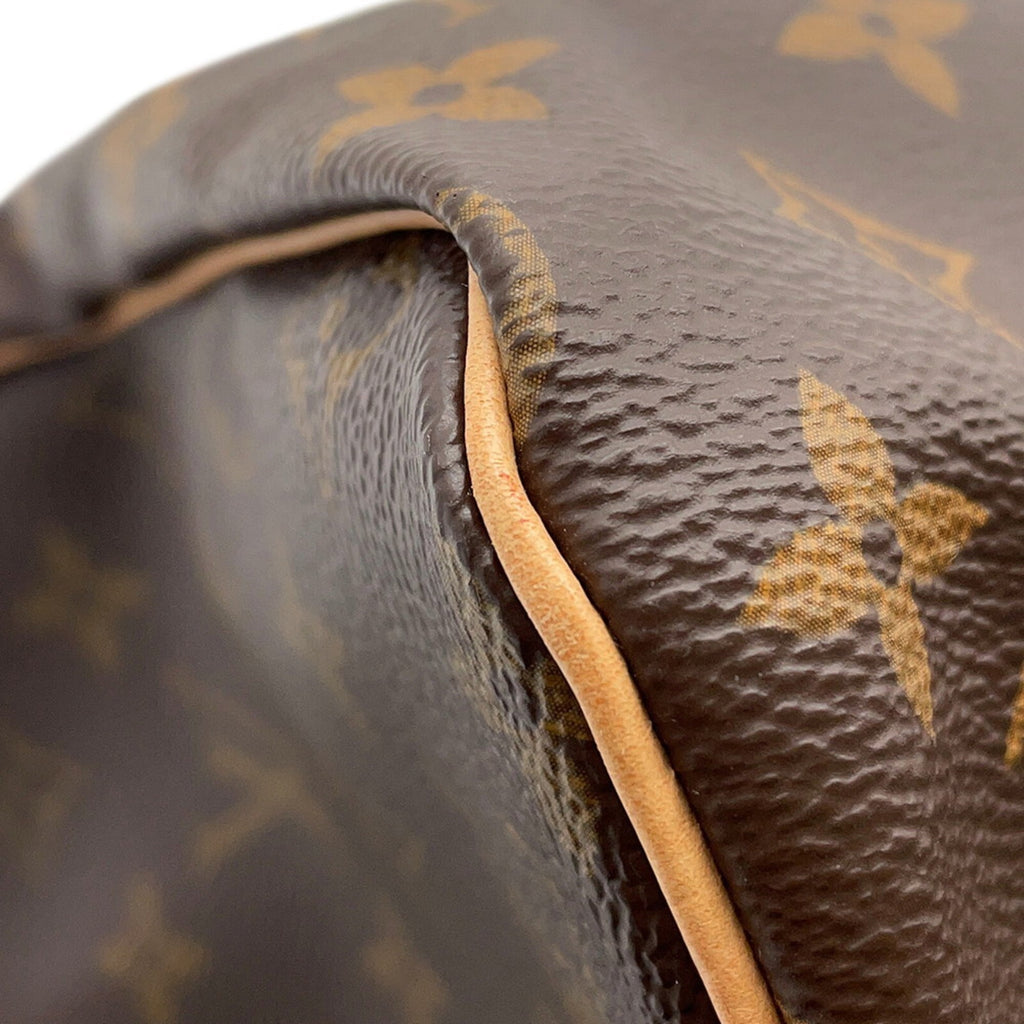 Louis Vuitton Brown Monogram Monogram Boston Bag Handbag (Pre-Owned)