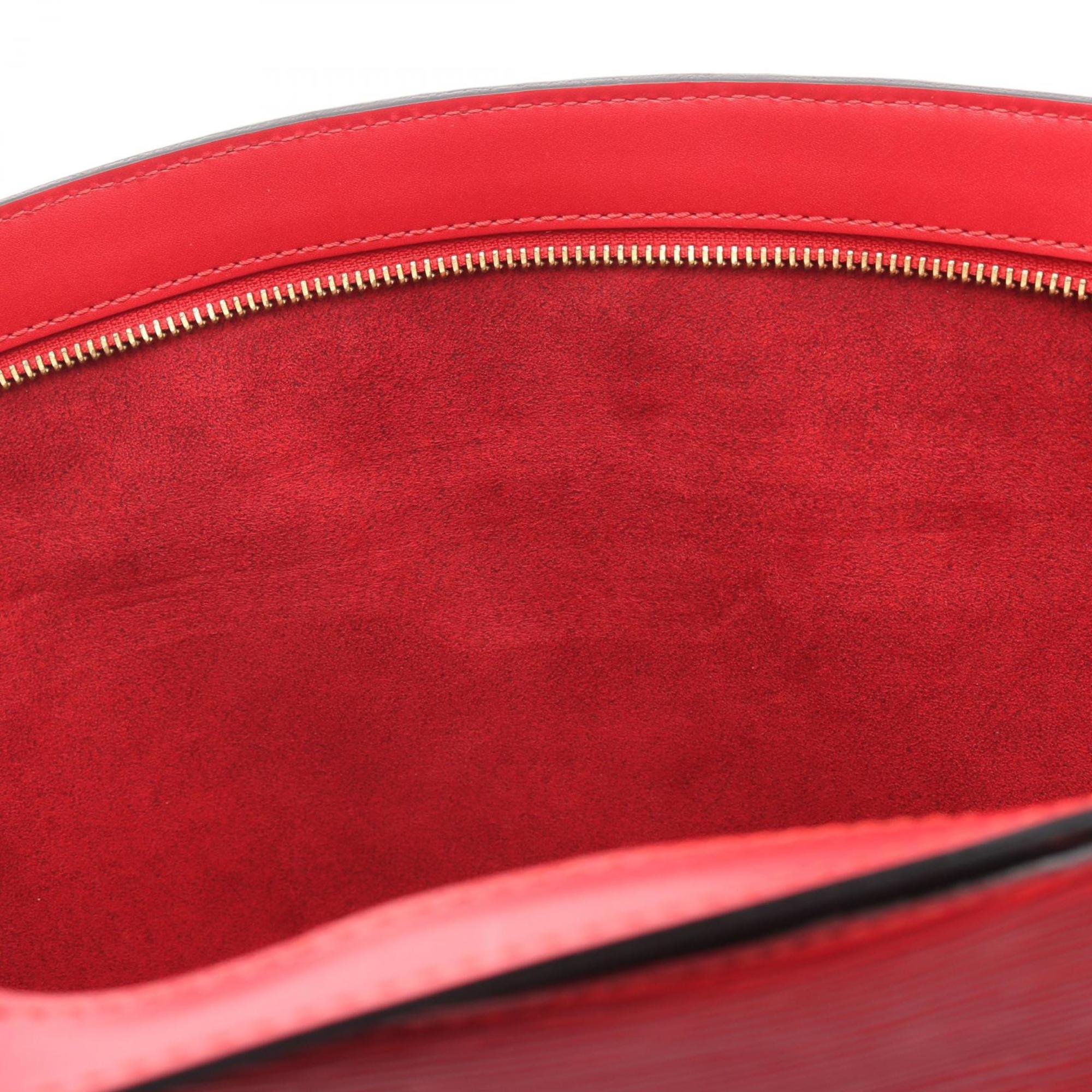 Louis Vuitton Castilian Red Red Color Epi Leather Shoulder Bag (Pre-Owned)