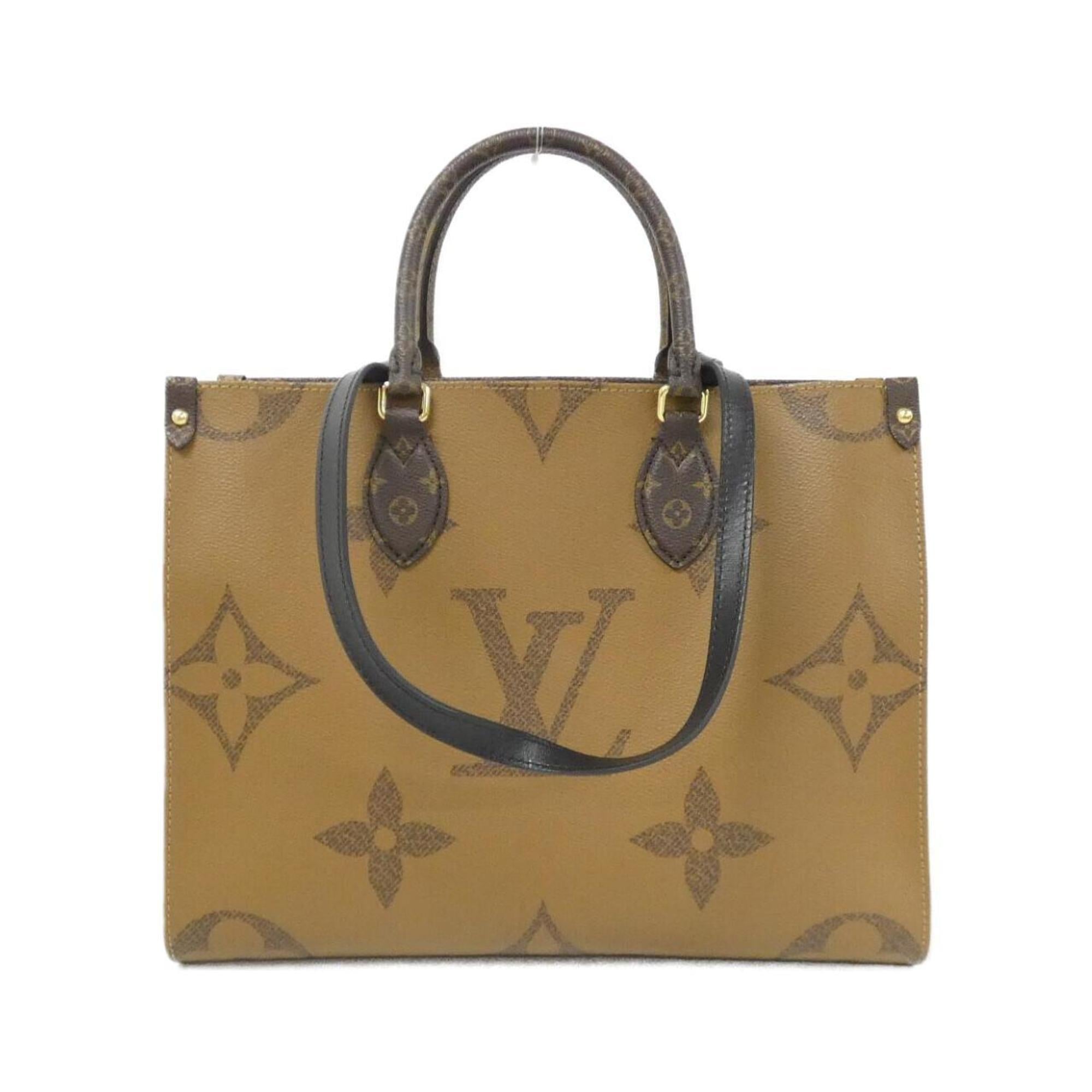 Louis Vuitton Monogram Marron Coated Canvas Handbag (Pre-Owned)