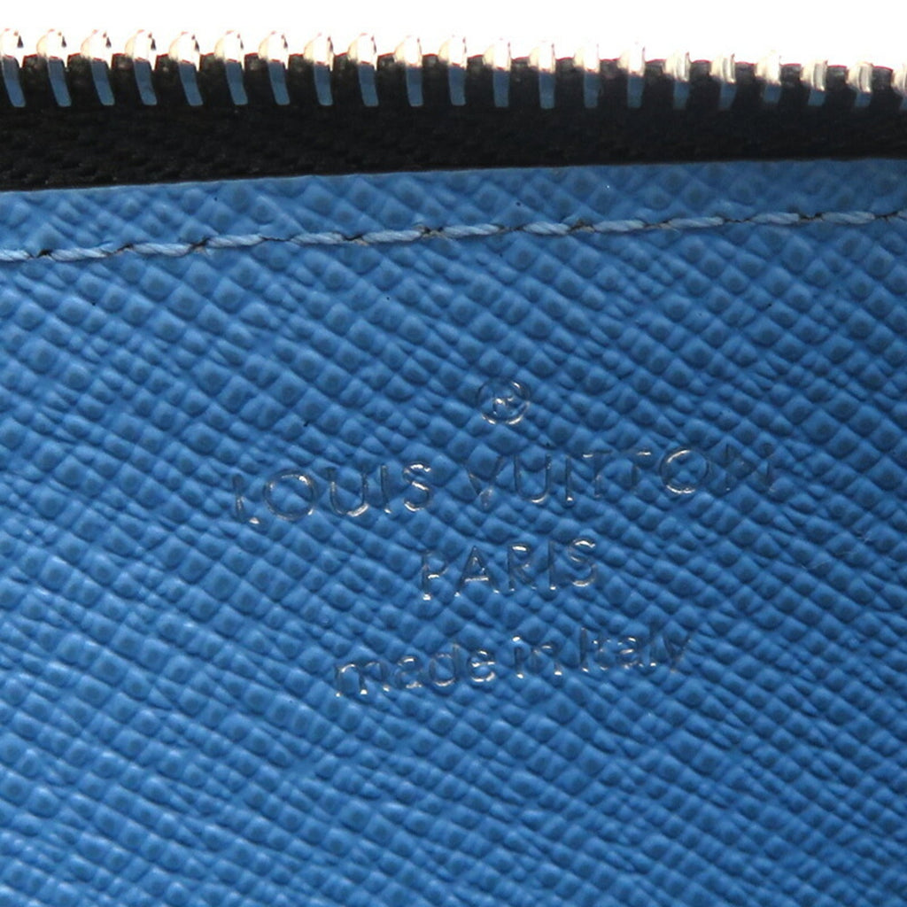 Louis Vuitton Blue Taigarama Card Wallet (Pre-Owned)