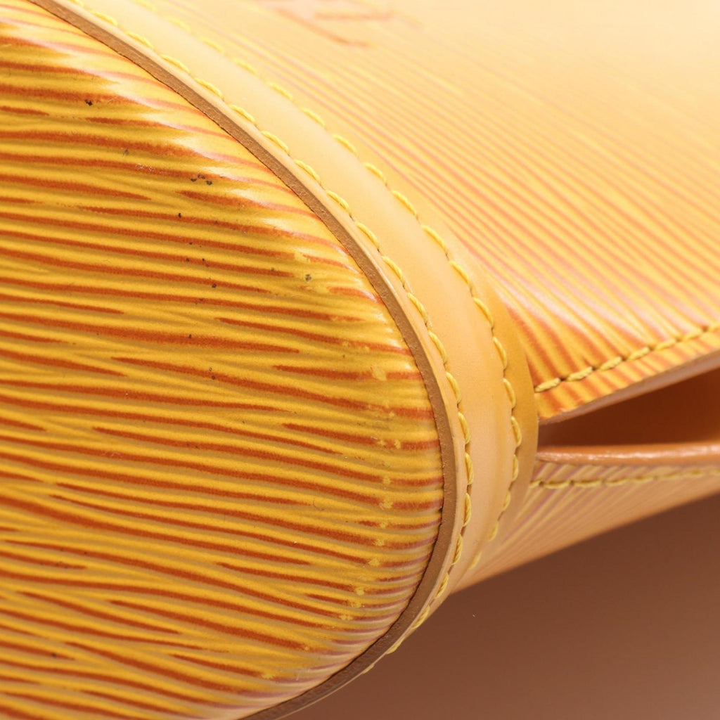Louis Vuitton Yellow Epi Leather Handbag (Pre-Owned)