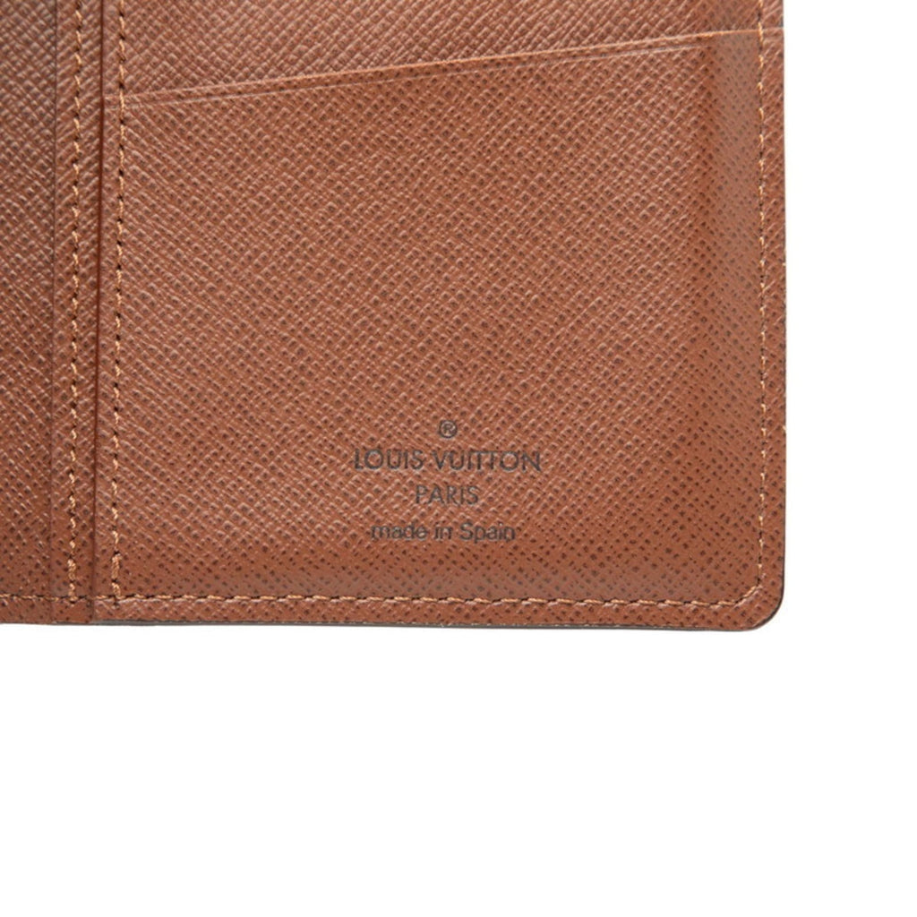 Louis Vuitton Brown Pvc Leather Long Wallet (Bi-Fold) (Pre-Owned)
