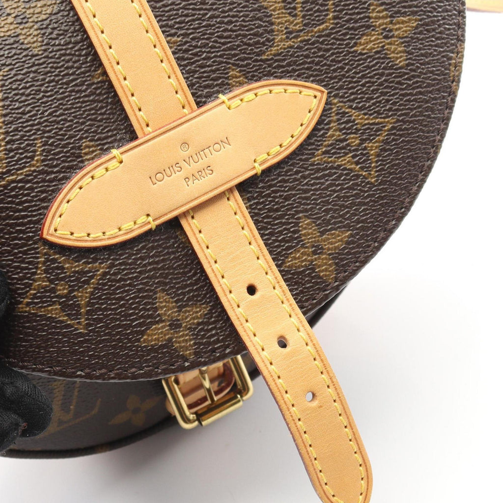 Louis Vuitton Brown Monogram Coated Canvas Leather Shoulder Bag (Pre-Owned)