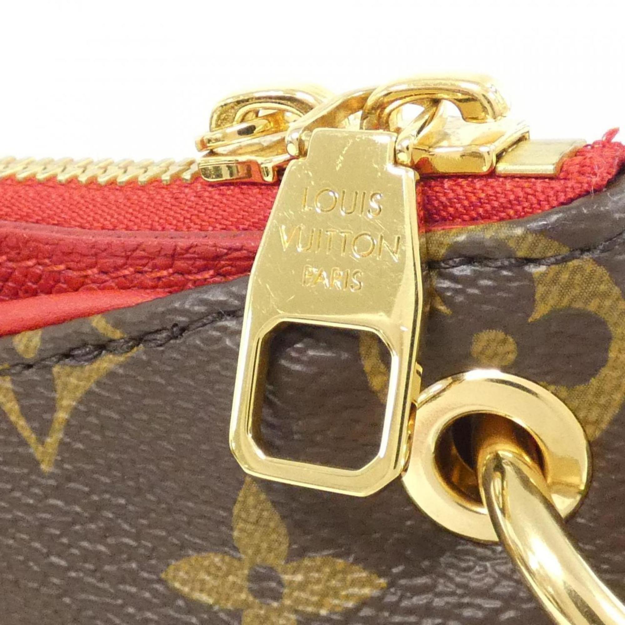 Louis Vuitton Cerise Marron Coated Canvas Handbag (Pre-Owned)