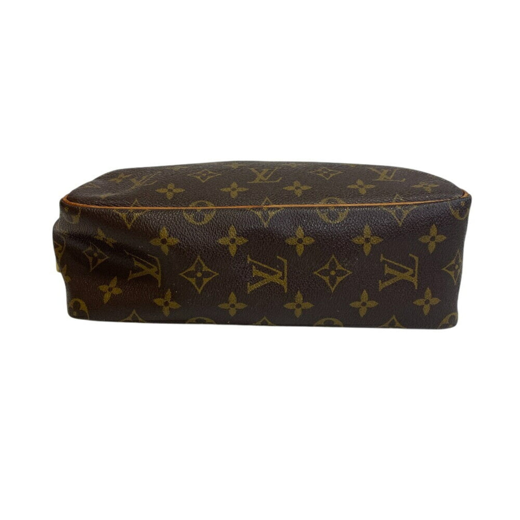 Louis Vuitton Brown Leather Clutch Bag Pouch (Pre-Owned)