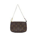 Louis Vuitton Brown Coated Canvas Pochette Pouch (Pre-Owned)