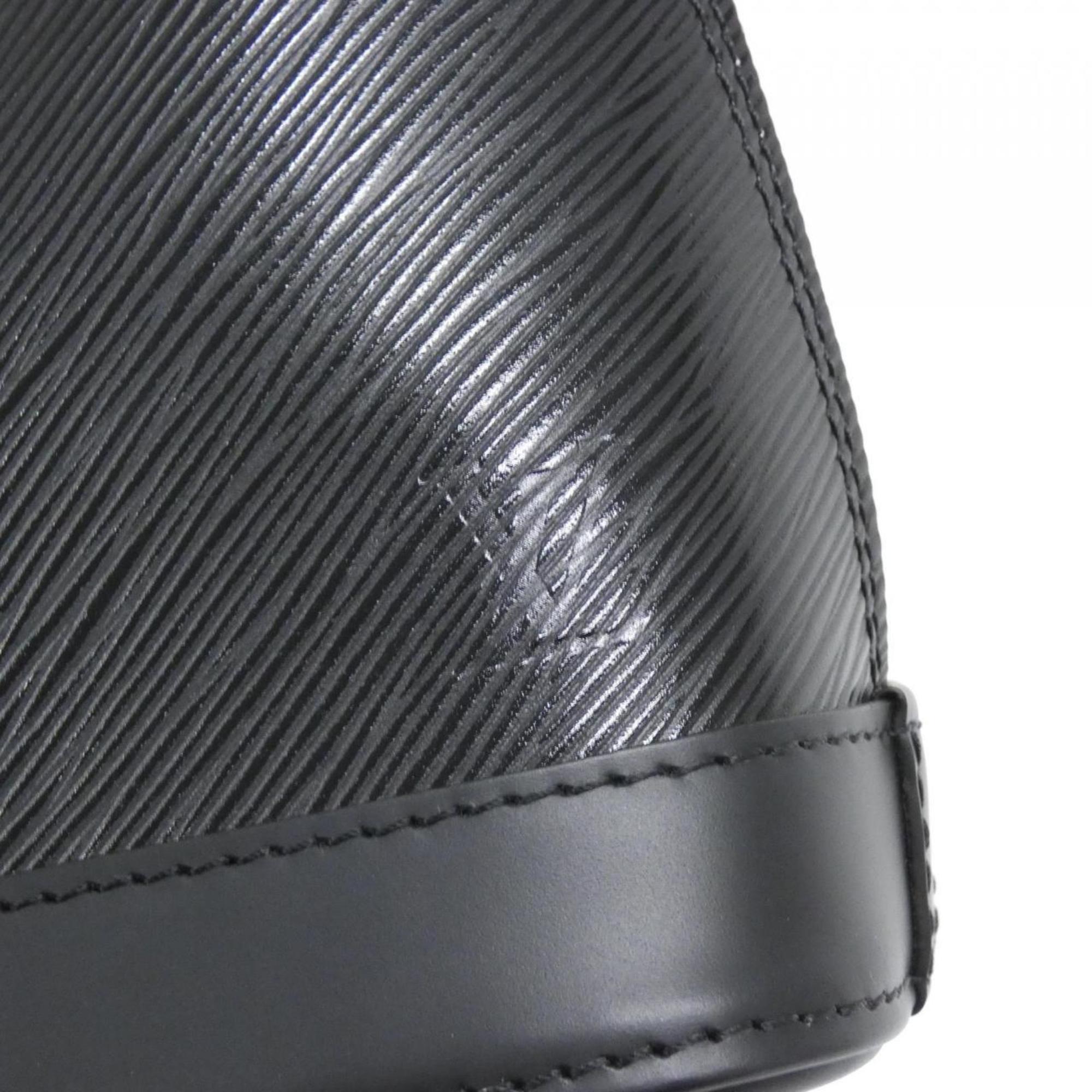 Louis Vuitton Black Leather Backpack (Pre-Owned)