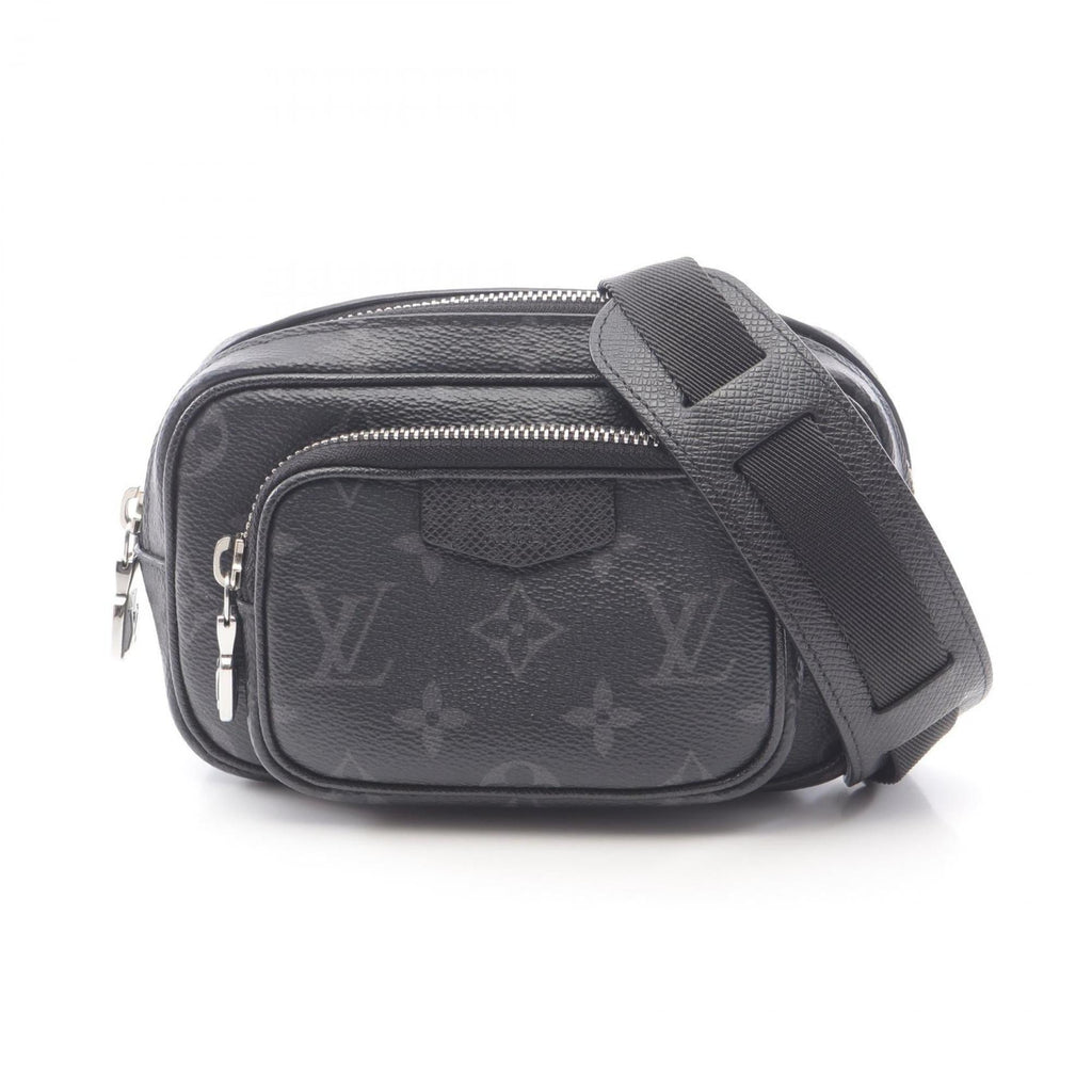 Louis Vuitton Black Coated Canvas Leather Fanny Pack Pochette (Pre-Owned)
