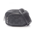 Louis Vuitton Black Coated Canvas Leather Fanny Pack Pochette (Pre-Owned)