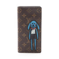 Louis Vuitton Brown Multi-Color Coated Canvas Long Wallet (Bi-Fold) (Pre-Owned)