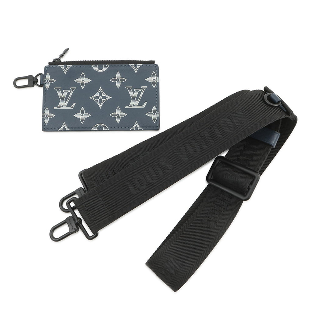 Louis Vuitton Monogram Shadow Navy Monogram Shadow Shoulder Bag (Pre-Owned)