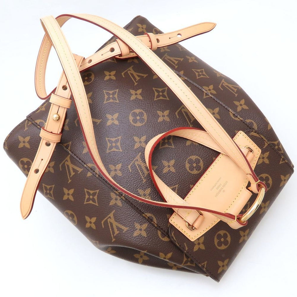 Louis Vuitton Monogram Brown Canvas Backpack (Pre-Owned)