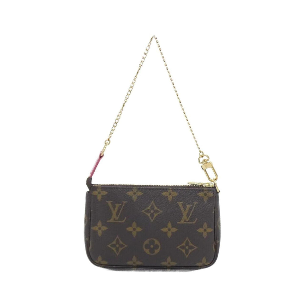 Louis Vuitton Marron Coated Canvas Pochette Pouch (Pre-Owned)