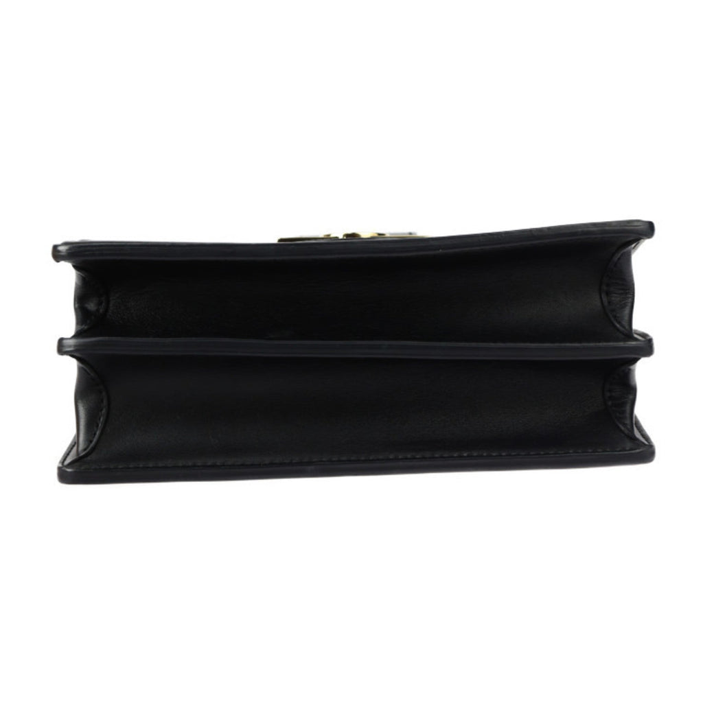 Louis Vuitton Black Leather Pochette Shoulder Bag (Pre-Owned)