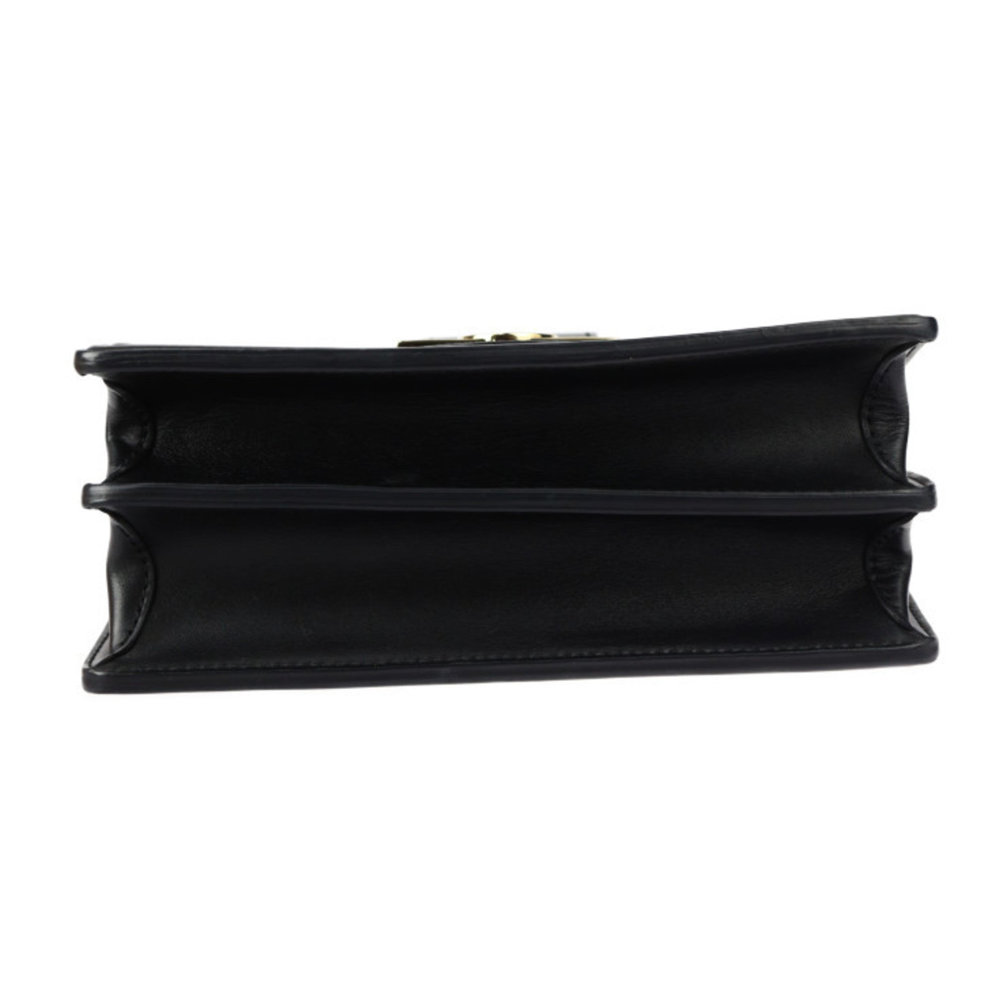 Louis Vuitton Black Leather Pochette Shoulder Bag (Pre-Owned)