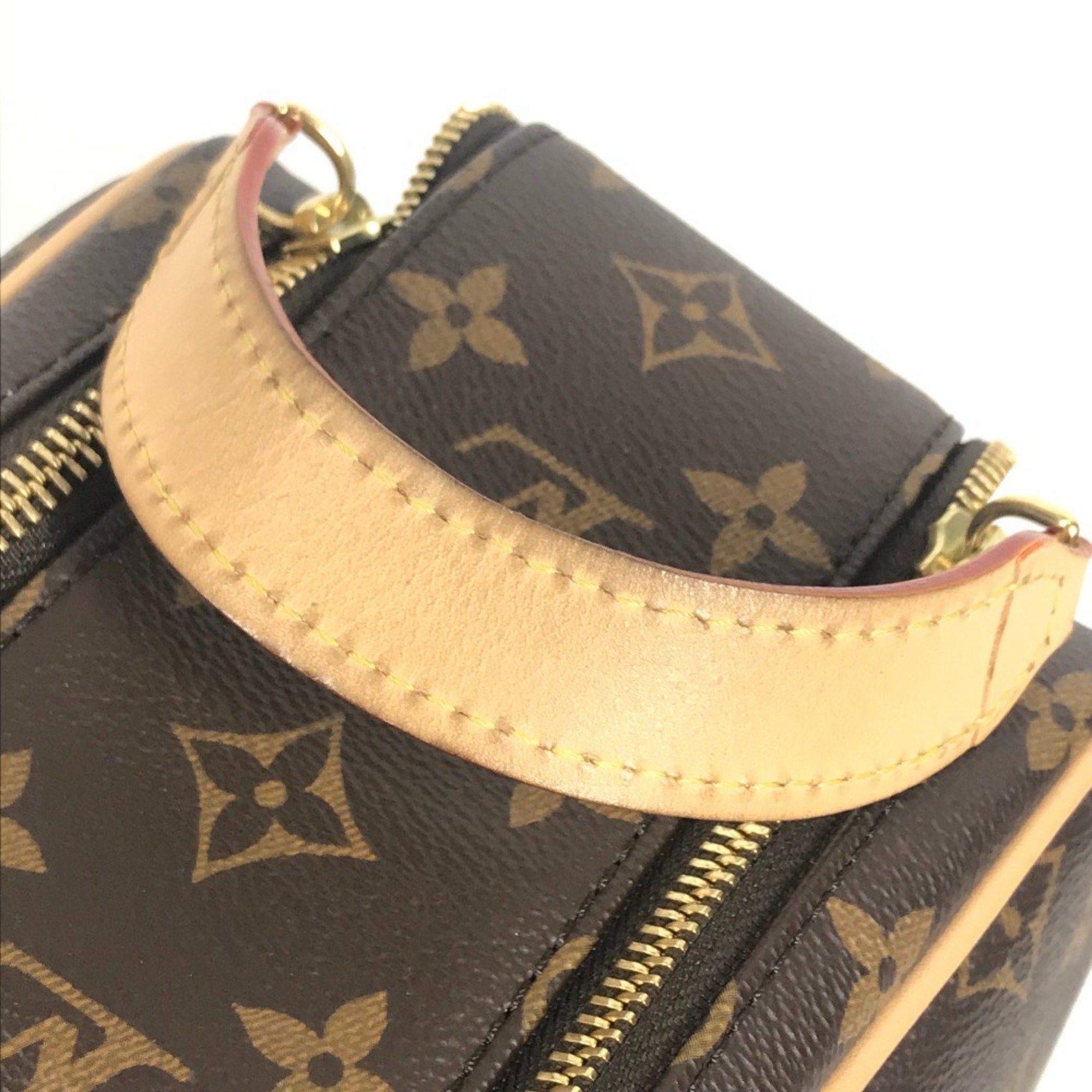 Louis Vuitton Brown Monogram Canvas Clutch Bag Pouch (Pre-Owned)