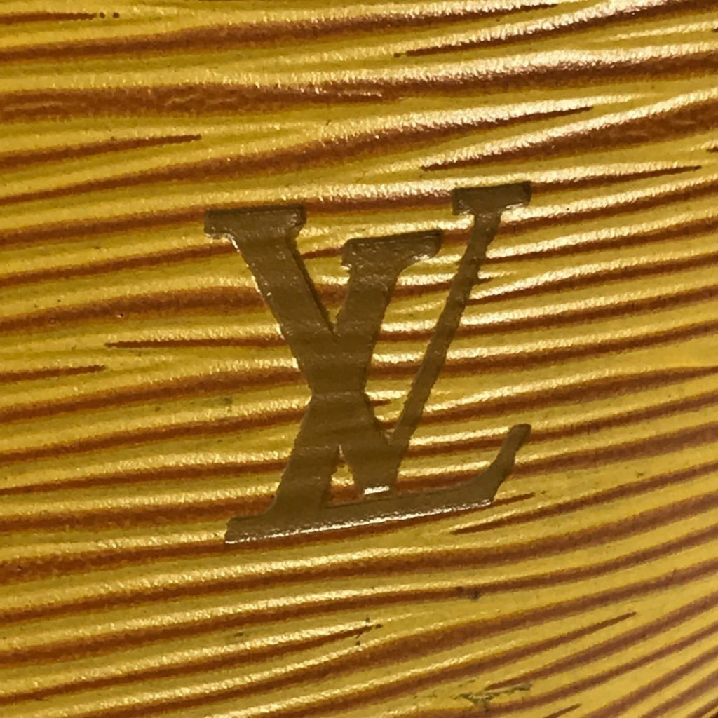 Louis Vuitton Yellow Epi Leather Handbag Tote Bag (Pre-Owned)
