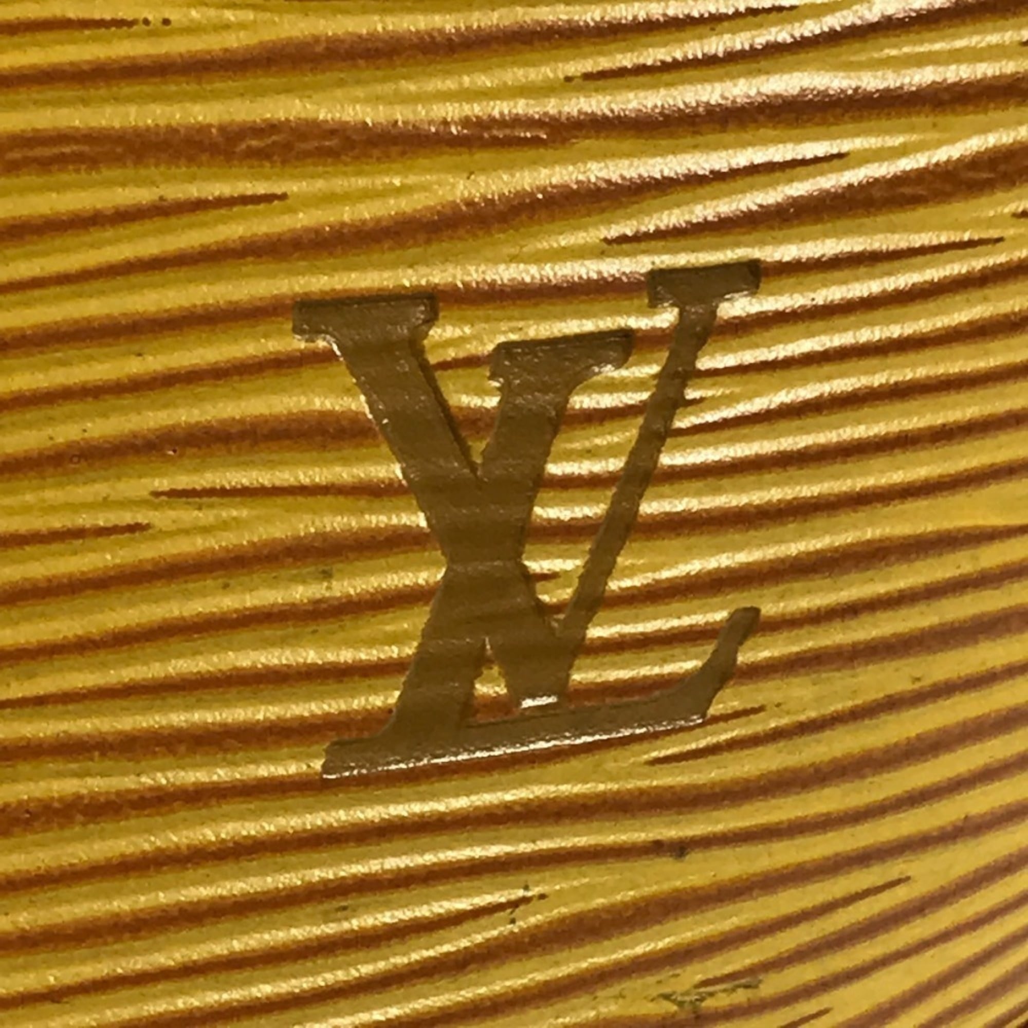Louis Vuitton Yellow Epi Leather Handbag Tote Bag (Pre-Owned)