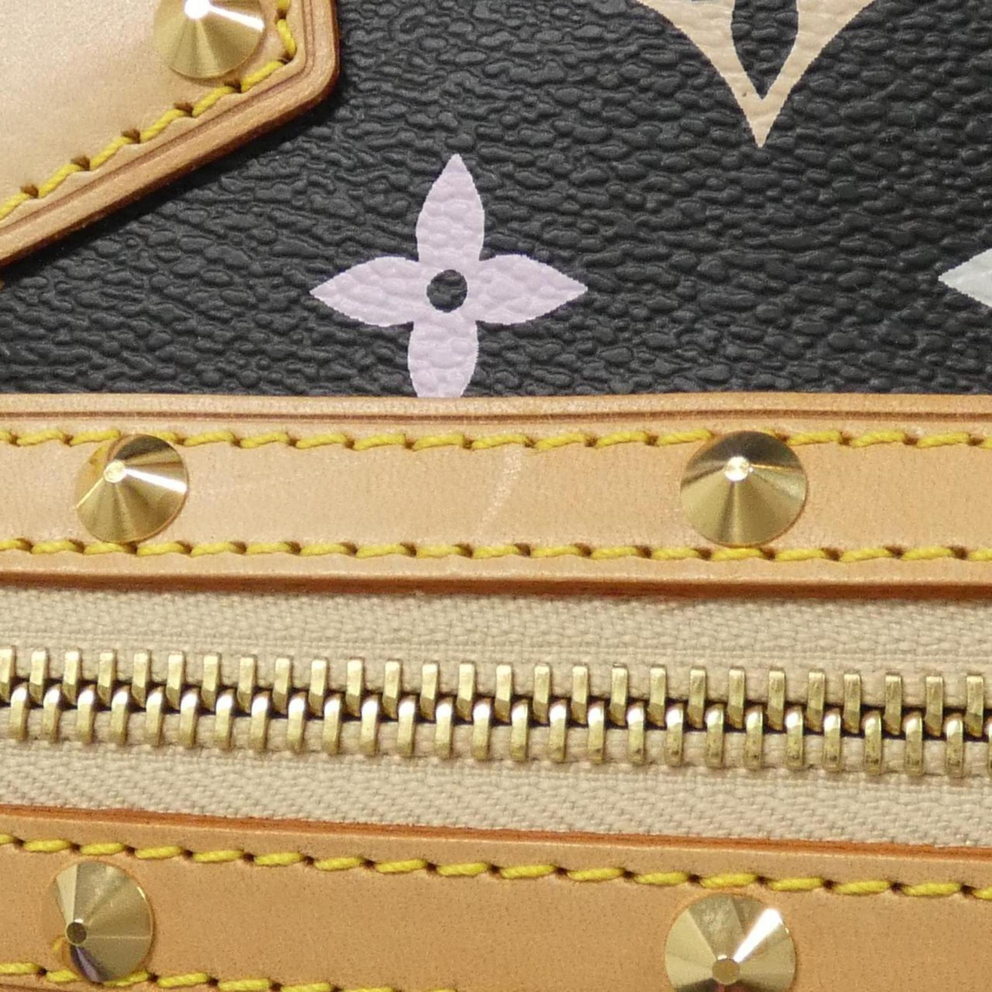 Louis Vuitton Black Multi-Color Coated Canvas Handbag (Pre-Owned)
