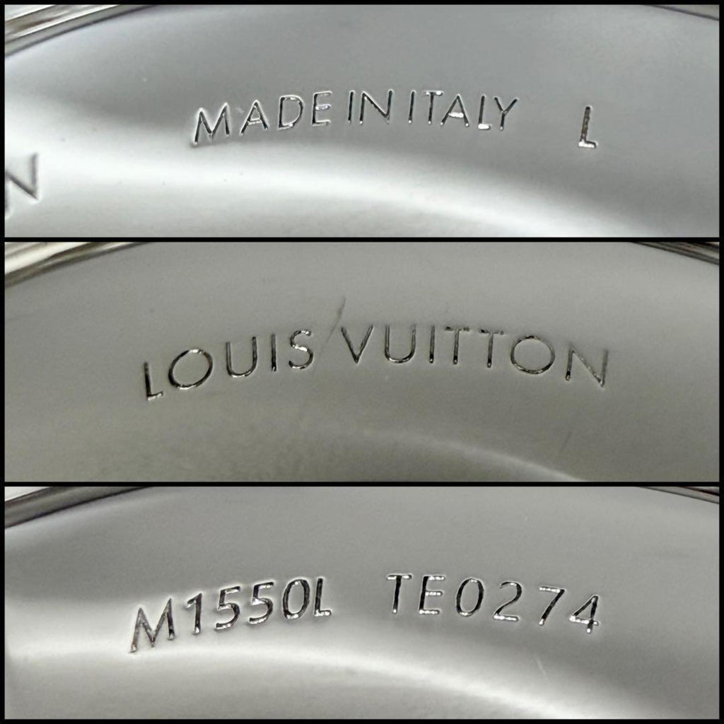 Louis Vuitton Silver 925 Band Ring (Pre-Owned)