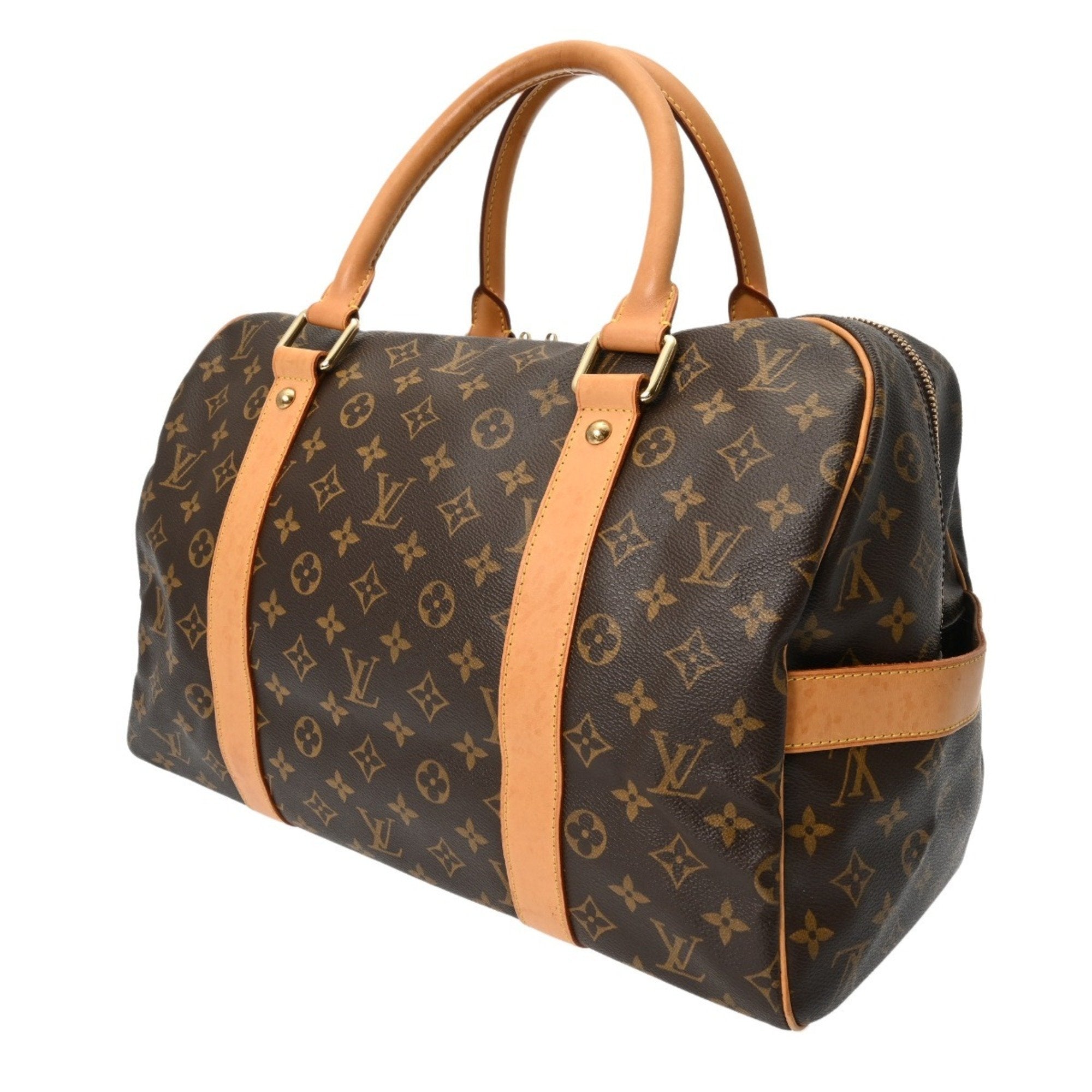 Louis Vuitton Brown Monogram Canvas Boston Bag (Pre-Owned)