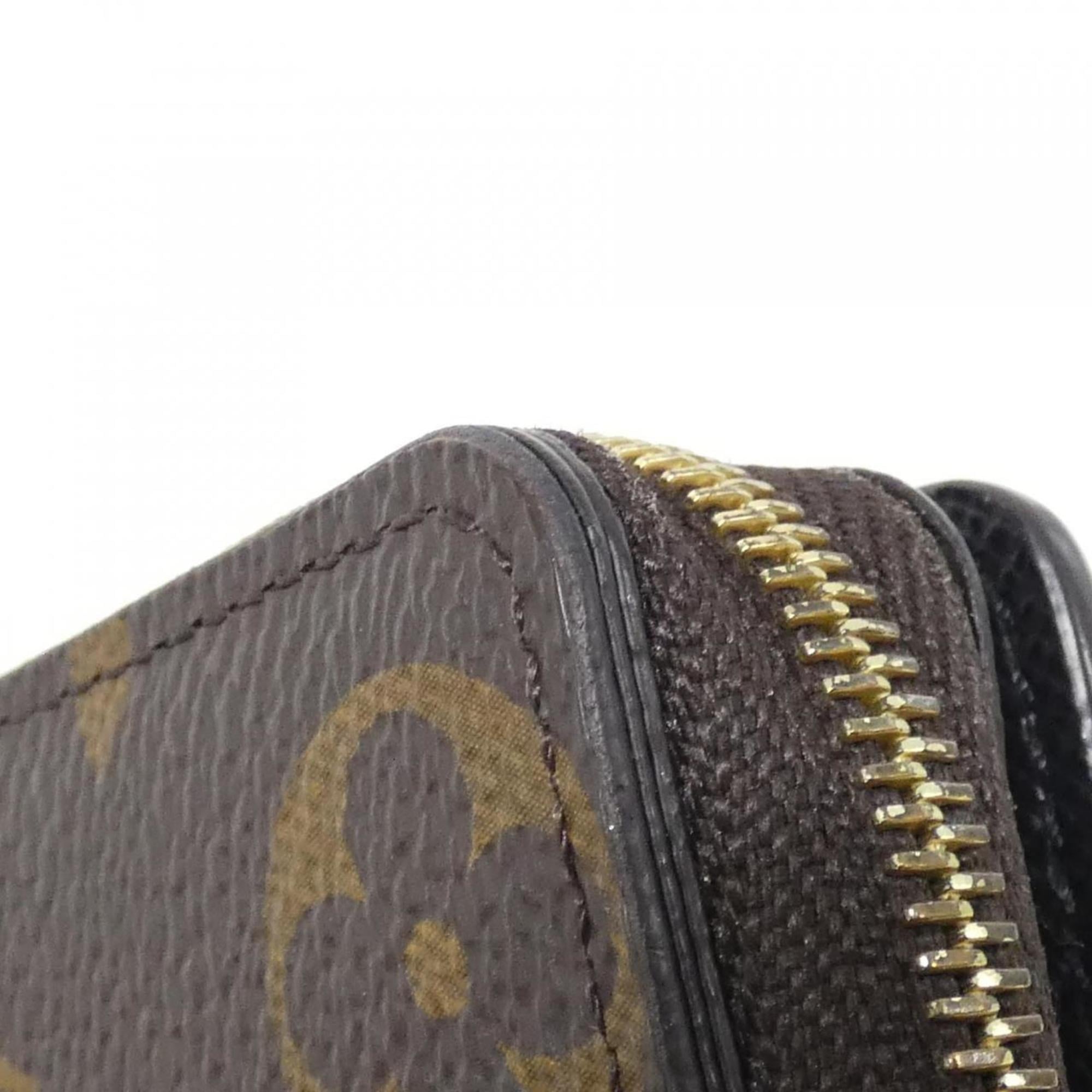 Louis Vuitton Marron Coated Canvas Wallet (Bi-Fold) (Pre-Owned)
