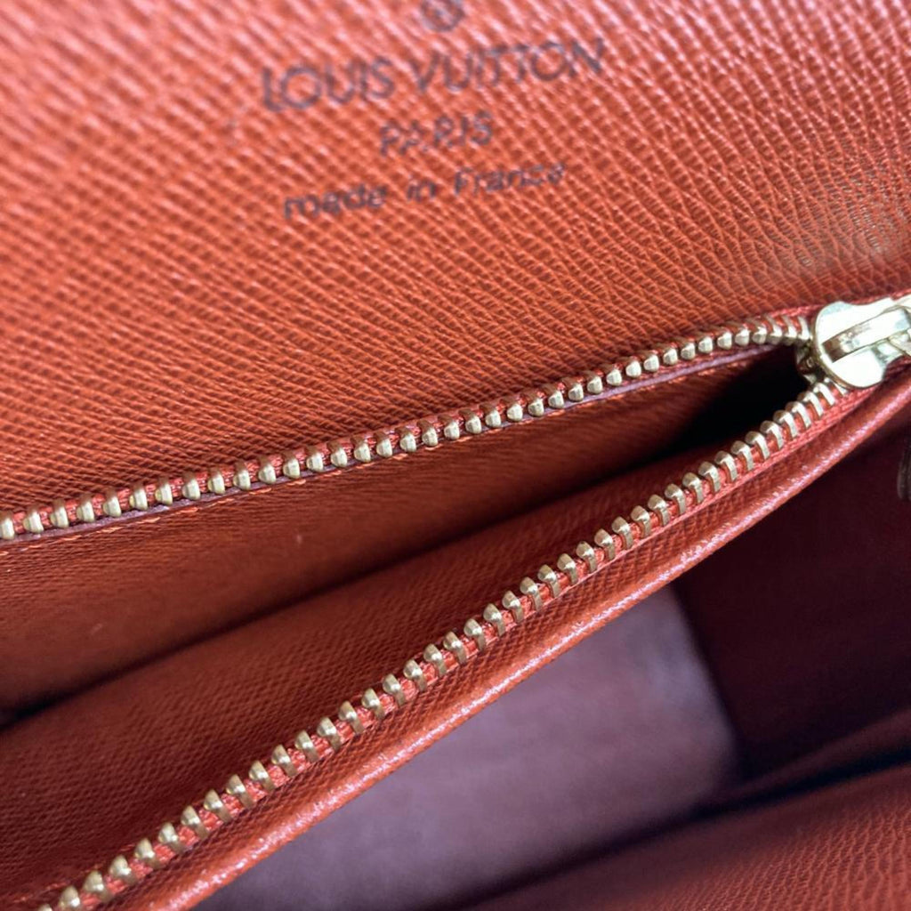 Louis Vuitton Damier Damier Canvas Ebene Damier Canvas Shoulder Bag (Pre-Owned)