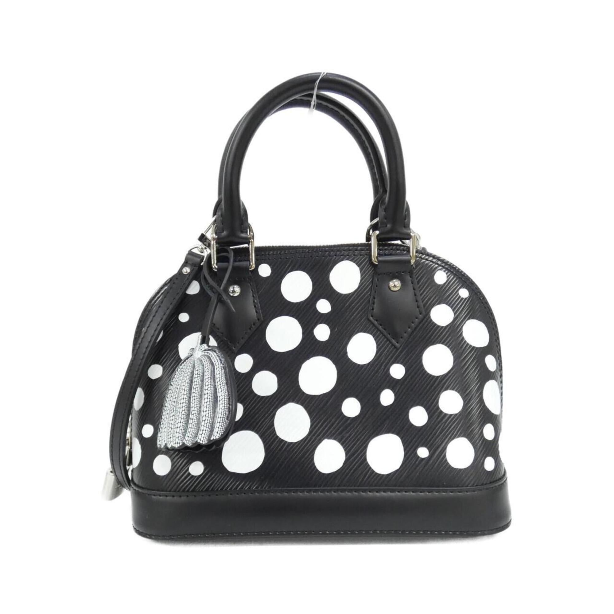 Louis Vuitton Black Leather Handbag (Pre-Owned)