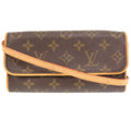 Louis Vuitton Monogram Brown Monogram Pochette Shoulder Bag (Pre-Owned)