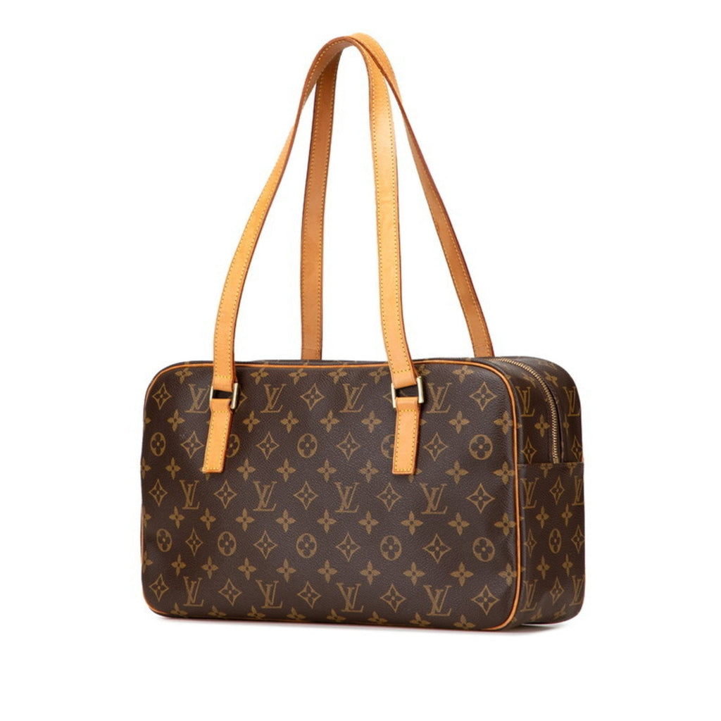 Louis Vuitton Monogram Brown Pvc Leather Handbag Shoulder Bag (Pre-Owned)