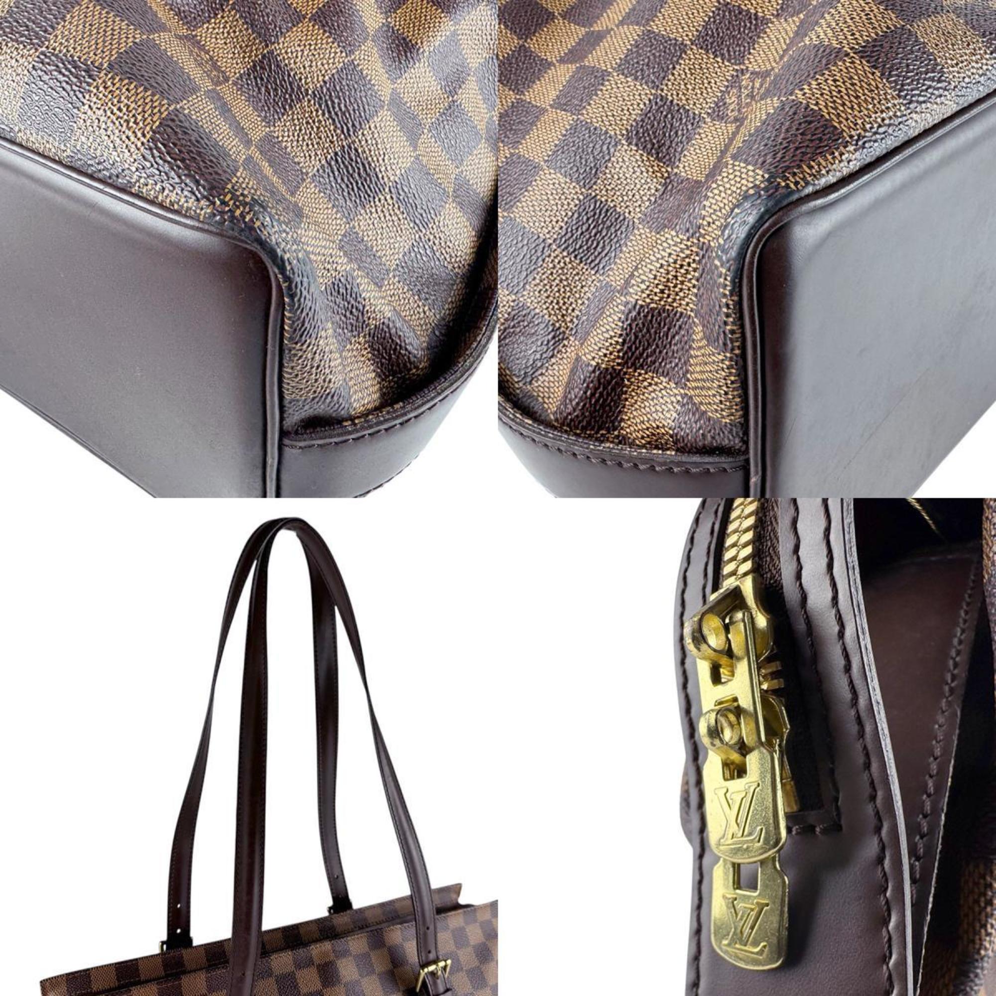 Louis Vuitton Brown Ebene Damier Canvas Shoulder Bag (Pre-Owned)