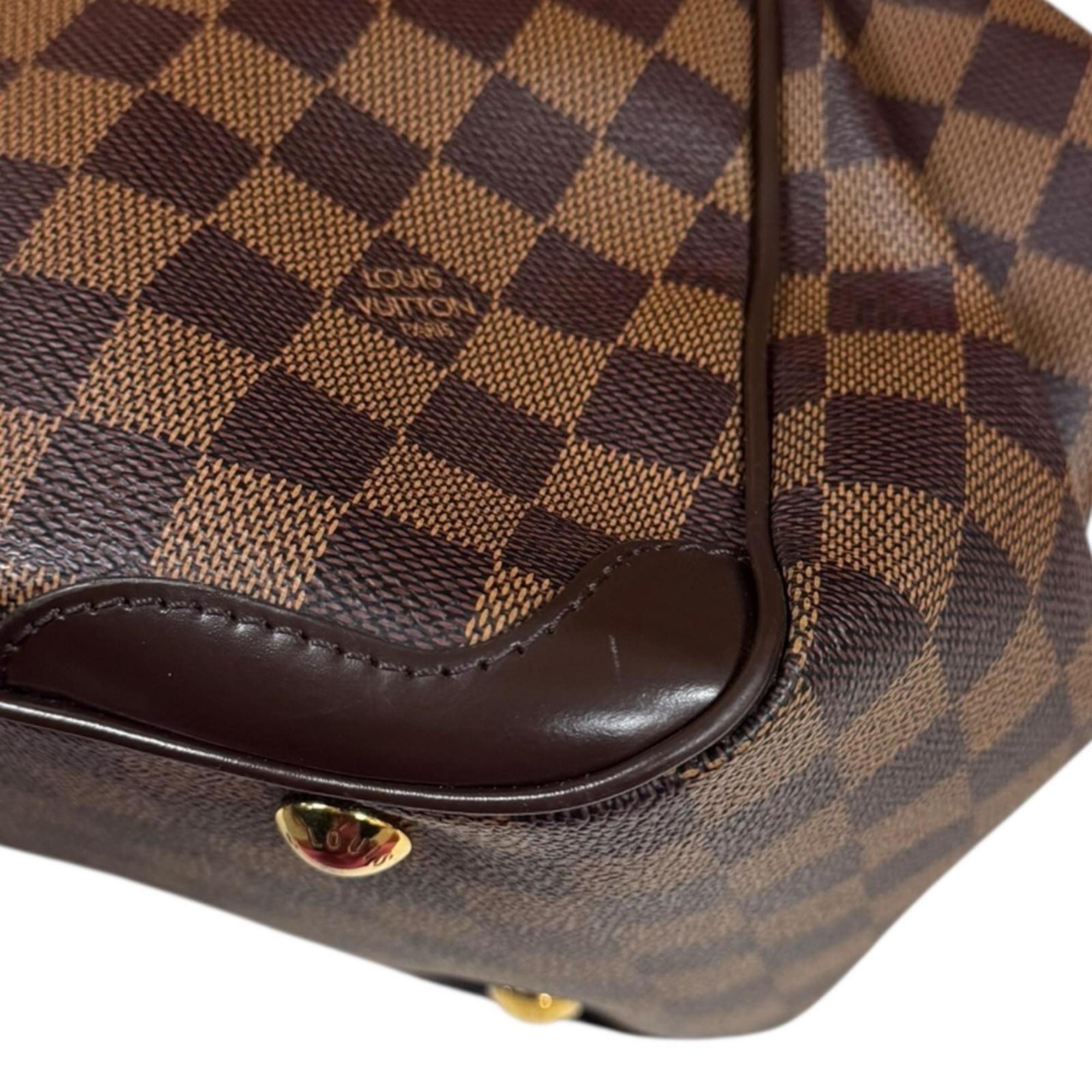 Louis Vuitton Brown Damier Canvas Handbag (Pre-Owned)