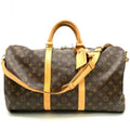 Louis Vuitton Monogram Brown Monogram Leather Boston Bag (Pre-Owned)