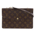 Louis Vuitton Brown Monogram Canvas Shoulder Bag (Pre-Owned)