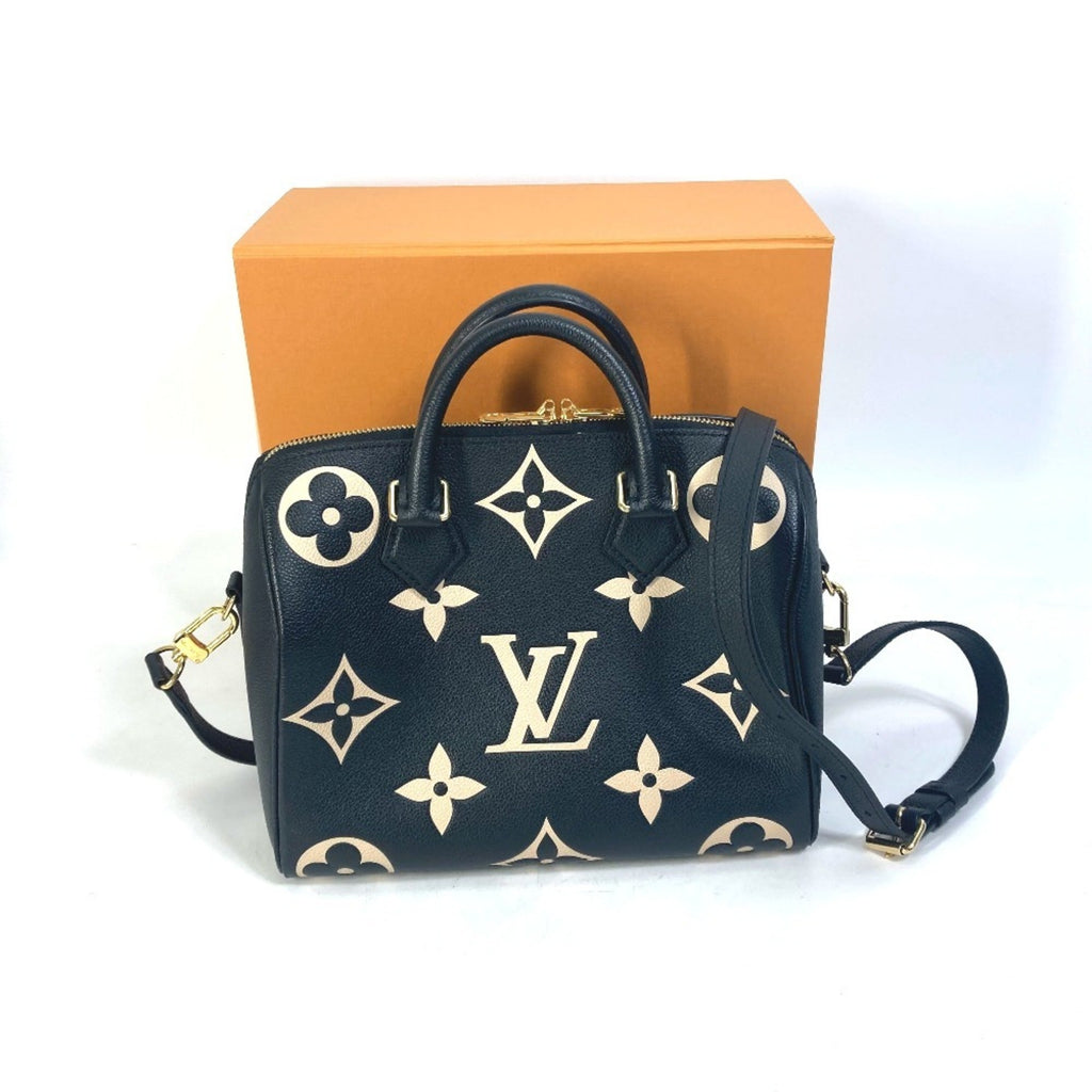 Louis Vuitton Black Monogram Empreinte Boston Bag Handbag Shoulder Bag (Pre-Owned)