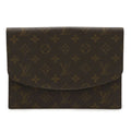 Louis Vuitton Brown Monogram Monogram Clutch Bag Pochette Pouch (Pre-Owned)