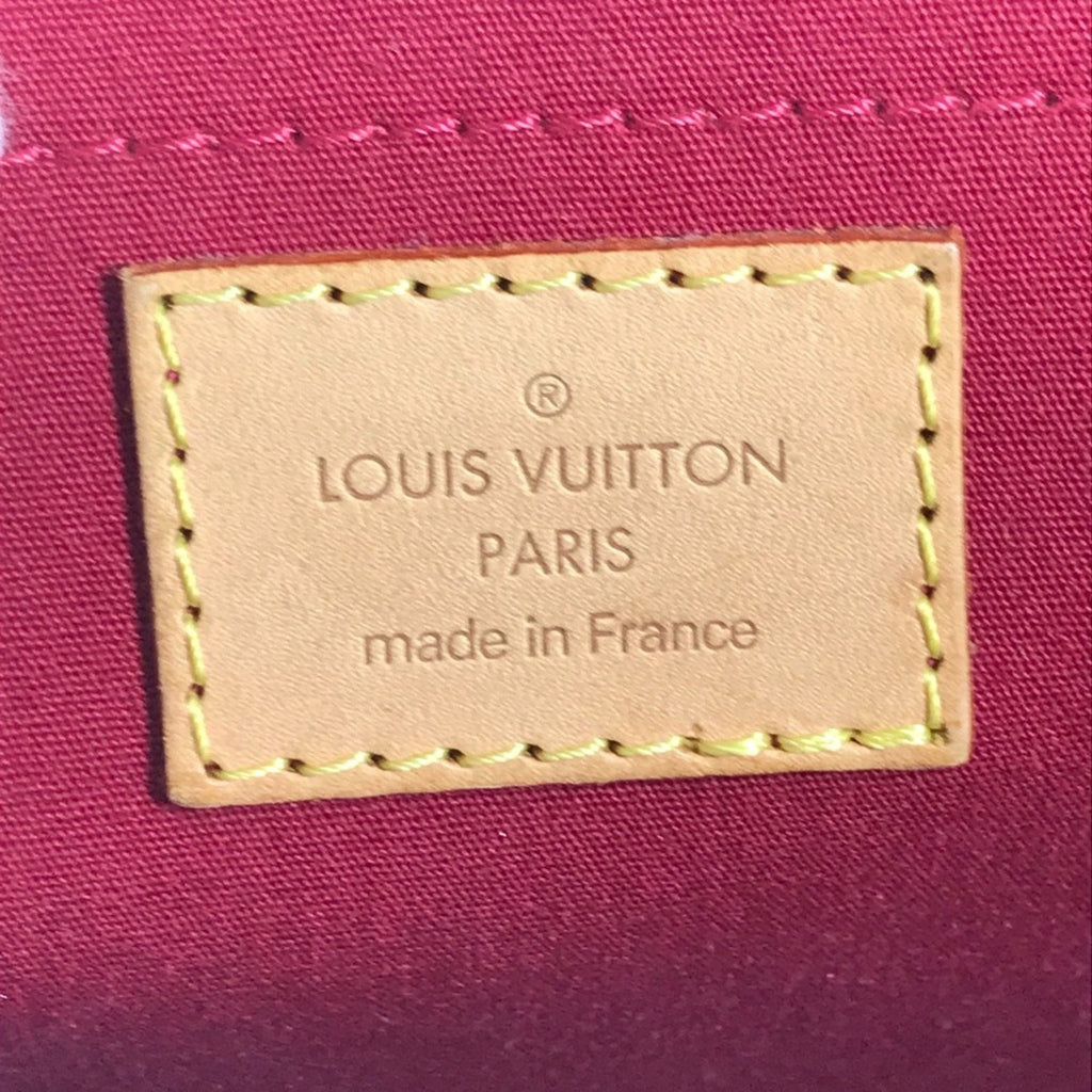 Louis Vuitton Pomme D'amour Red Color Monogram Vernis Shoulder Bag Tote Bag (Pre-Owned)