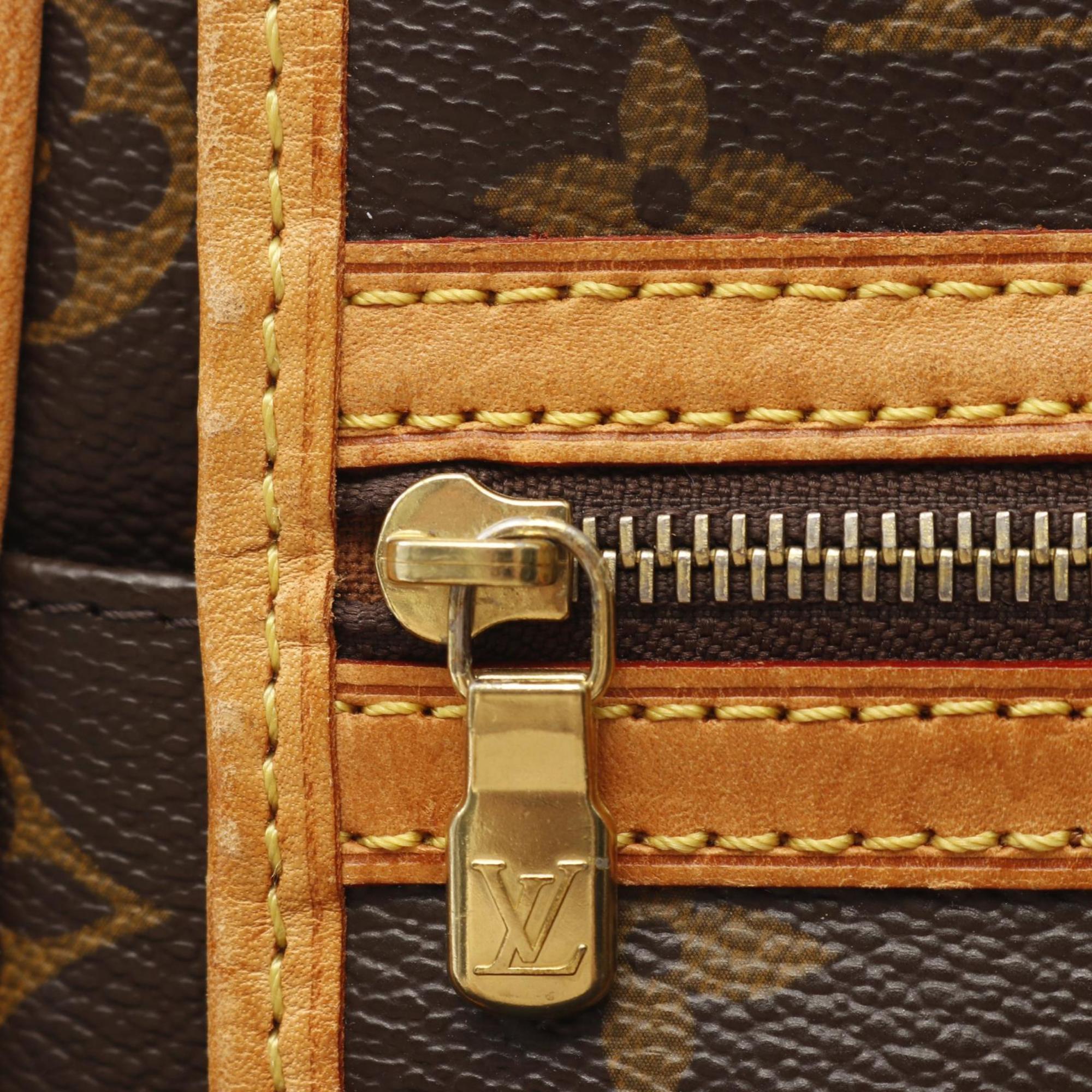 Louis Vuitton Brown Pvc Leather Shoulder Bag (Pre-Owned)