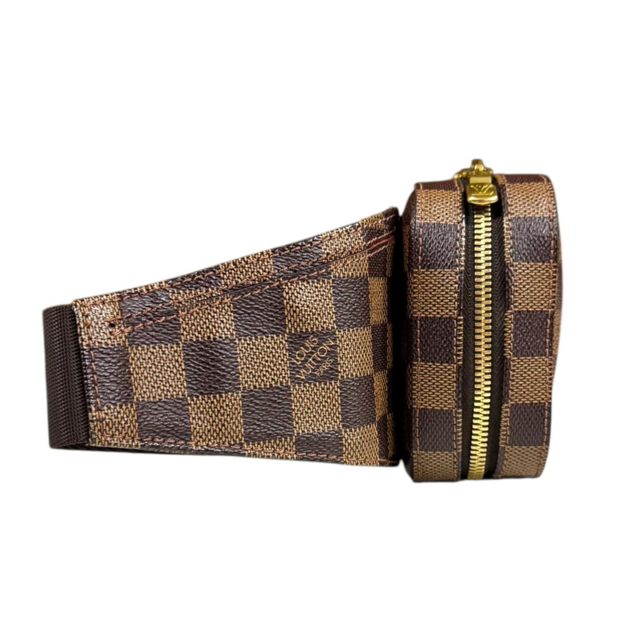 Louis Vuitton Brown Damier Canvas Sling Bag (Pre-Owned)
