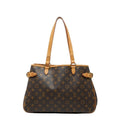 Louis Vuitton Brown Pvc Leather Shoulder Bag Tote Bag (Pre-Owned)