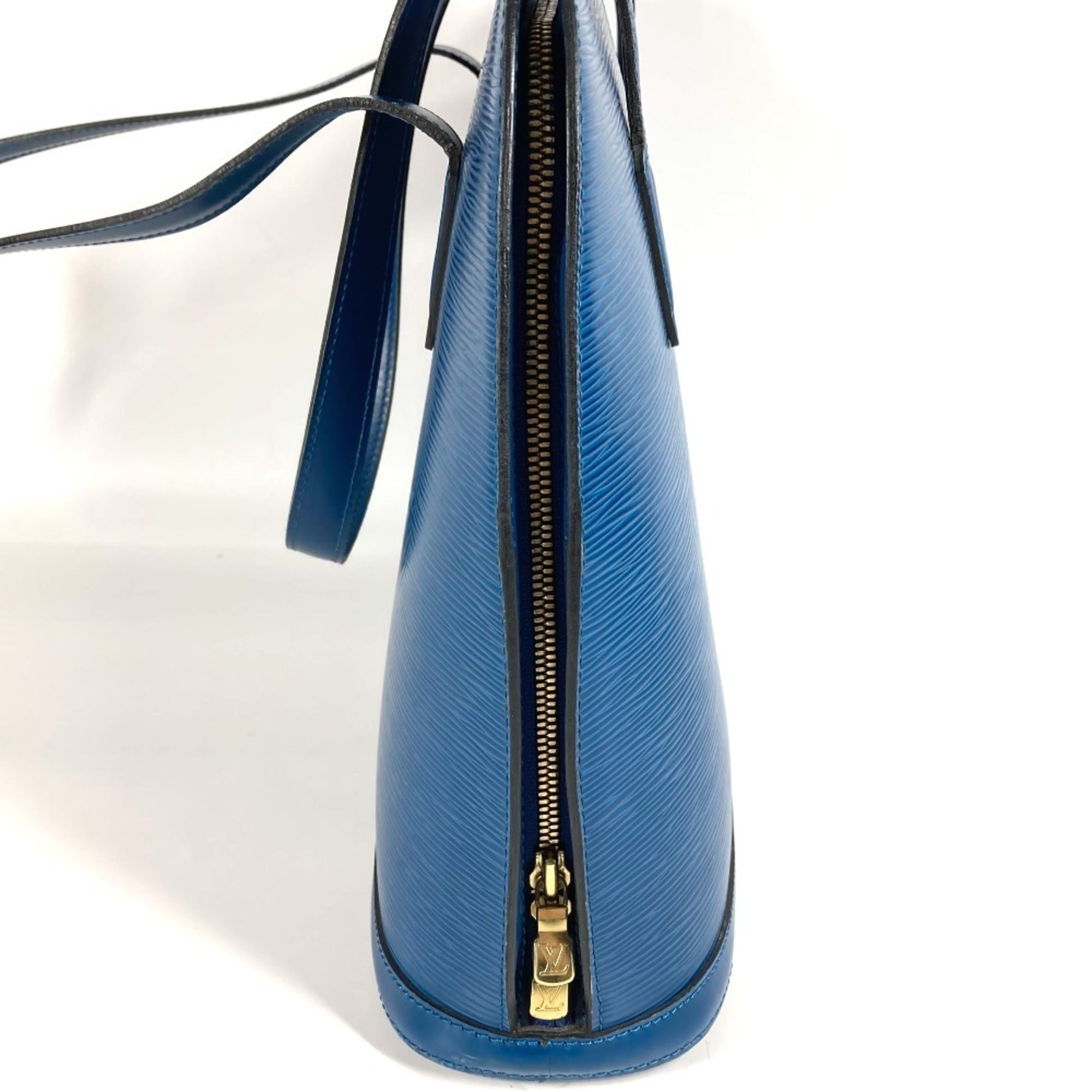 Louis Vuitton Blue Toledo Blue Epi Leather Shoulder Bag Tote Bag (Pre-Owned)
